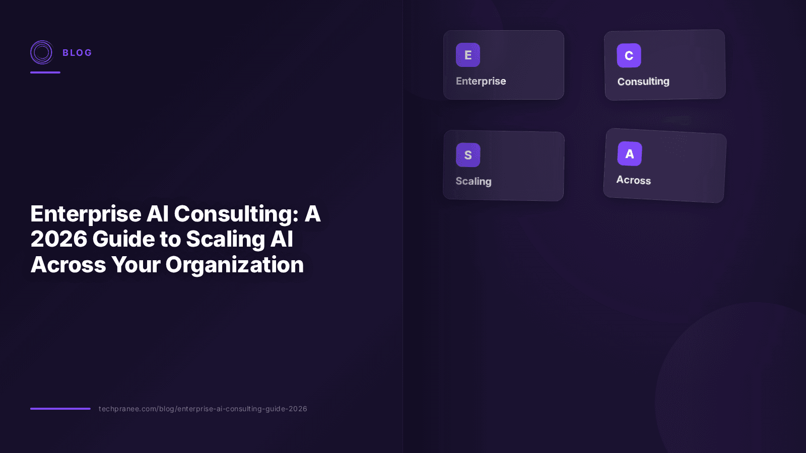 Enterprise AI Consulting: A 2026 Guide to Scaling AI Across Your Organization