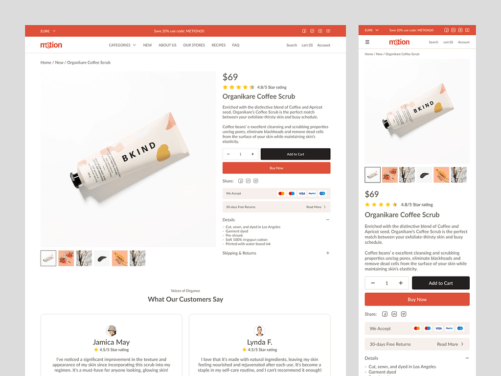 E-commerce Website: 10 Must-Have Components for Product Page