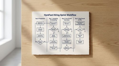 The Three-Day Hiring Sprint: A Practical Workflow