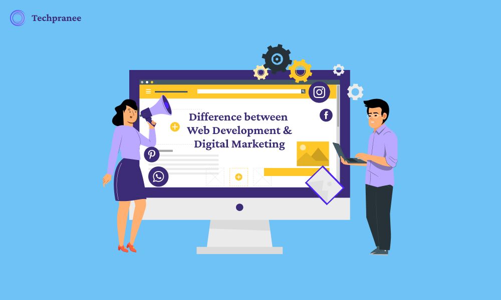 The Difference between Web development & Digital marketing?